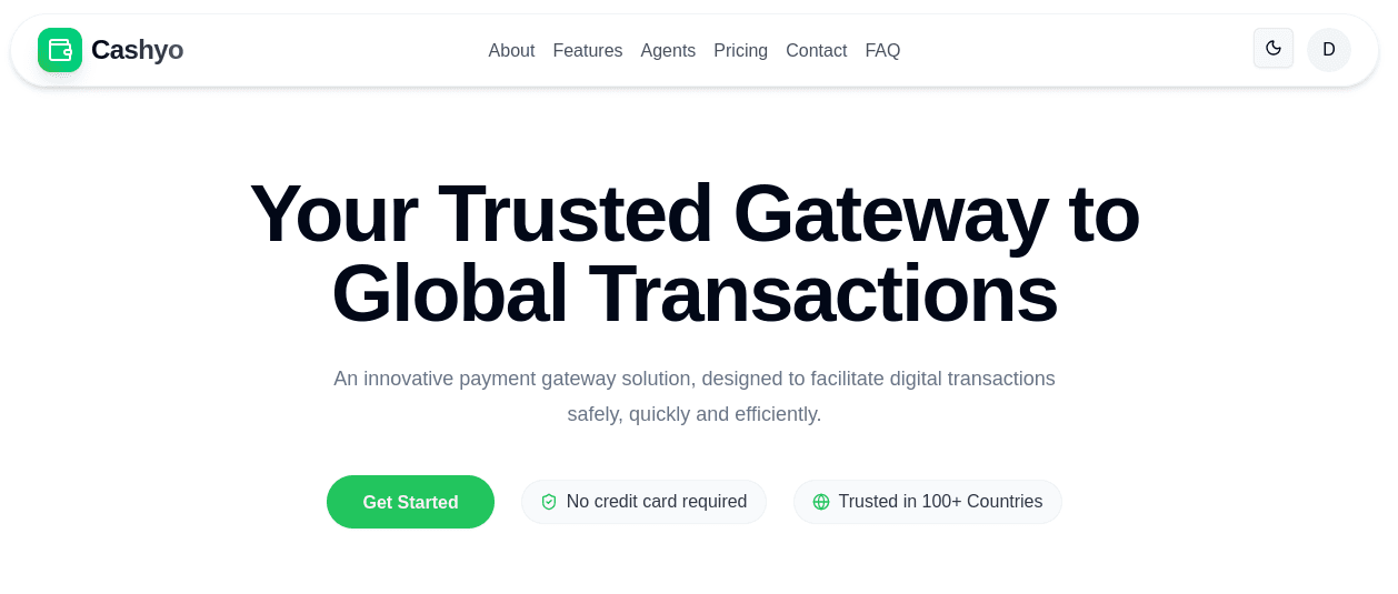 Cashyo - Digital Wallet System